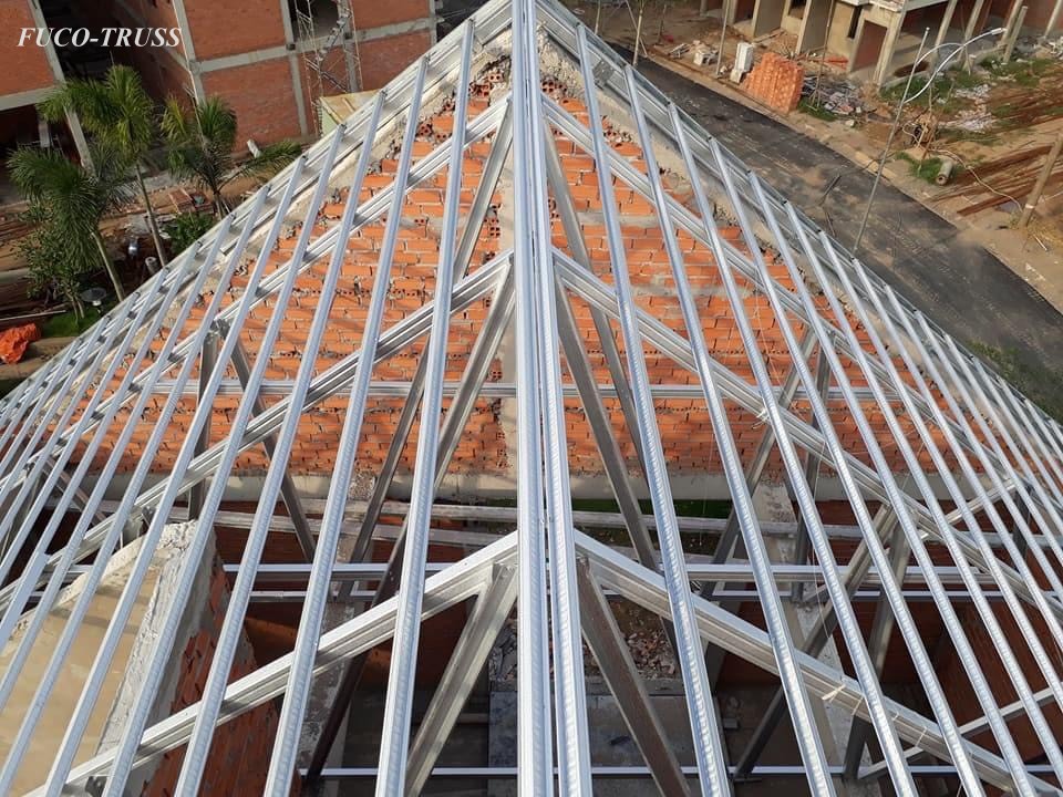 kèo mái biệt thự chất lượng cao cấp tại Bắc Giang