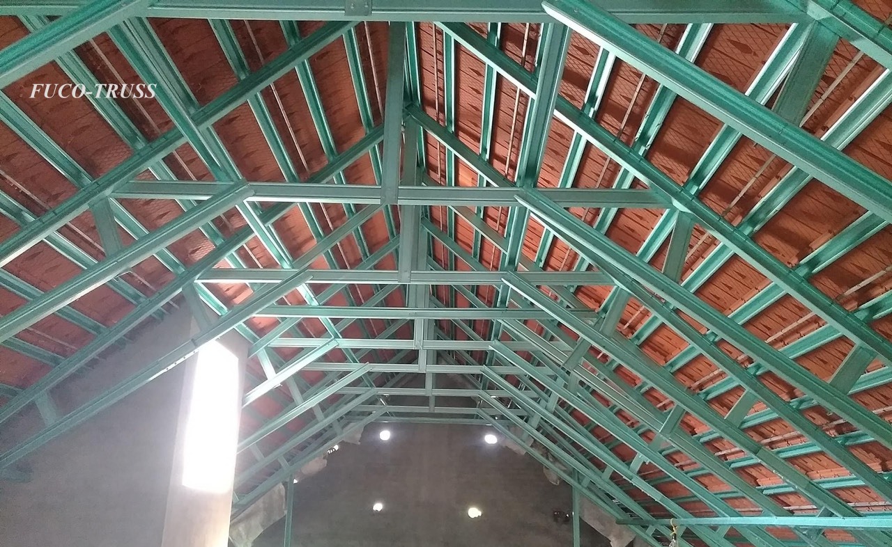 Kèo thép siêu nhẹ, Kèo thép siêu nhẹ tại nước Lào-Laos với FUCO-TRUSS, Giá cả khung kèo thép nhẹ ước Lào-Laos